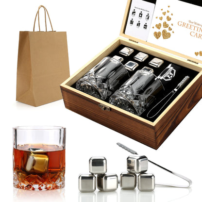 Whiskey Stones and Glasses